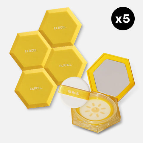 [Value Pack] ELROEL Sun Cushion (5 Count)