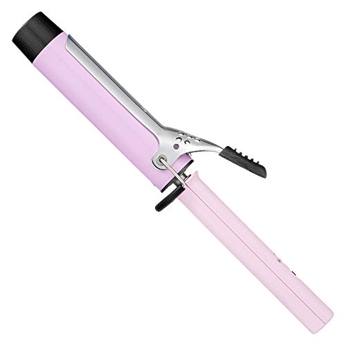 VODANA | Professional GlamWave Ceramic Curling Iron | Natural Curls | Curling Wand | 1.25 inch, Lavender