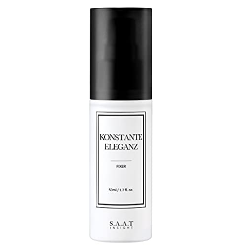 SAAT INSIGHT | Konstante Eleganz Dewy Finish Makeup Setting Fixer Spray | Waterproof, Maskproof, Oil Control and Hydrates Lasting Makeup Spray, Bright Glossy and Shining Effect |  50ml, 1.69 fl.oz.