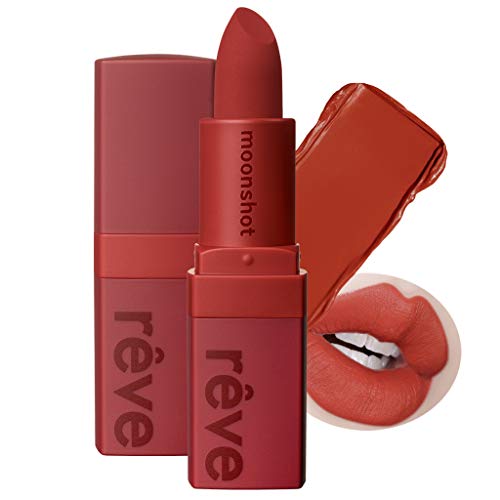 Moonshot | Reve De Paris Stick Extreme Pro Highly Pigmented Velvet to Matte Lipstick | Long Lasting Lip Makeup with Rich Colors | 606 Moulin Rouge