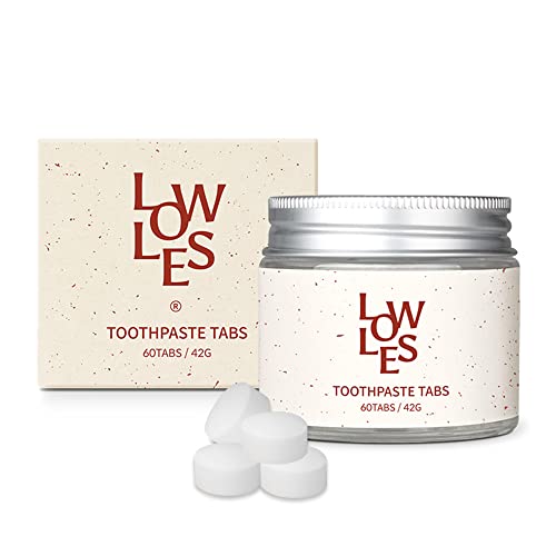 Lowles (Sound of Seoul) | Toothpaste Tabs with Flouride | Safe Plant-Based Ingredients | No Bitter Aftertaste | 60 Tablets