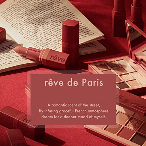 Moonshot | Reve De Paris Stick Extreme Pro Highly Pigmented Velvet to Matte Lipstick | Long Lasting Lip Makeup with Rich Colors | 606 Moulin Rouge