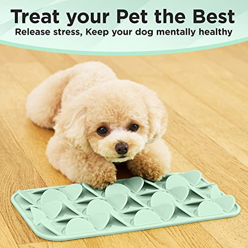 Rcae | Silicone Snuffle Mat for Small to Medium Dogs | Durable & Washable Feeding Mat, Dog Enrichment, Interactive Toy | Encouraging Natural Foraging Skill, Relieving Stress