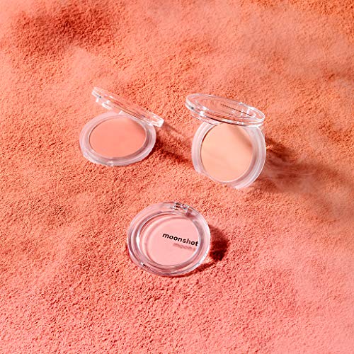 Moonshot | Air Blusher | Lightweight Texture Lovely Mood Color Blusher | Long-Wearing Effect | 5g, 303 Dry Coral